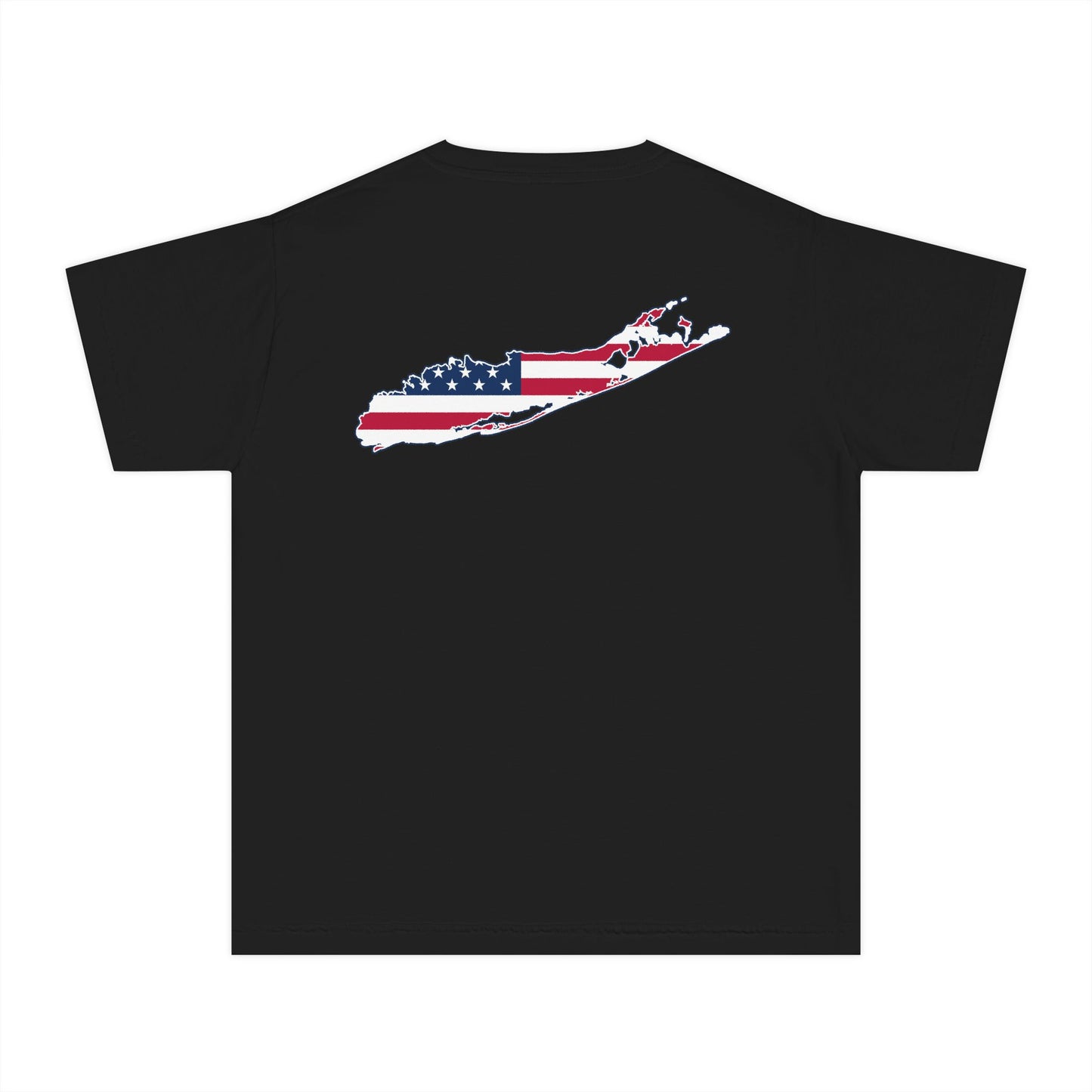 What's Up Long Island? Youth USA Long Island Flag Tee - Perfect for Independence Day, Casual Wear