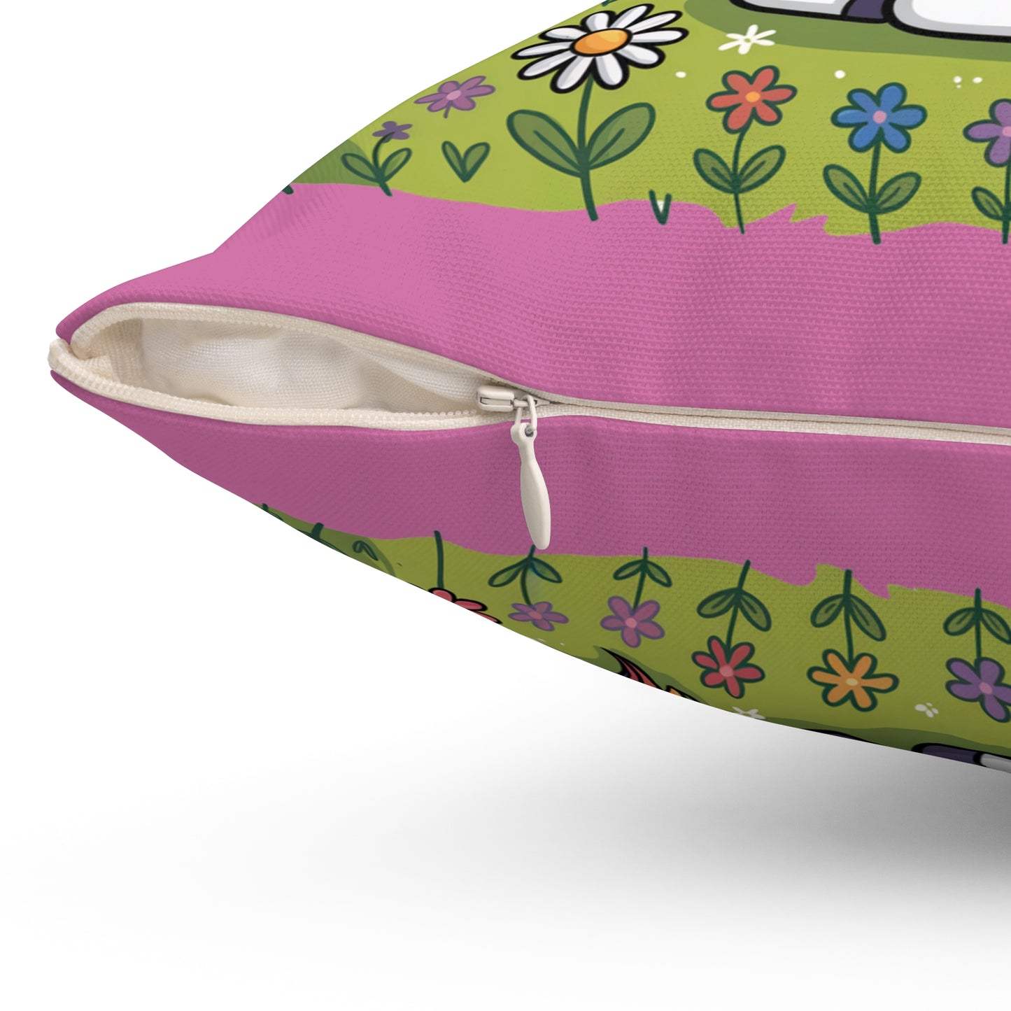 Tiny but Mighty Unicorn 14 x 14 Pillow, Inspirational Gift for Children