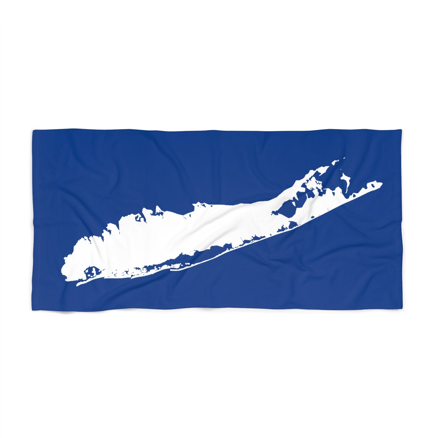 What's Up Long Island? Blue Stylish Beach Towel for Sun Lovers, Pool Days, and Gifts, Soft and Absorbent