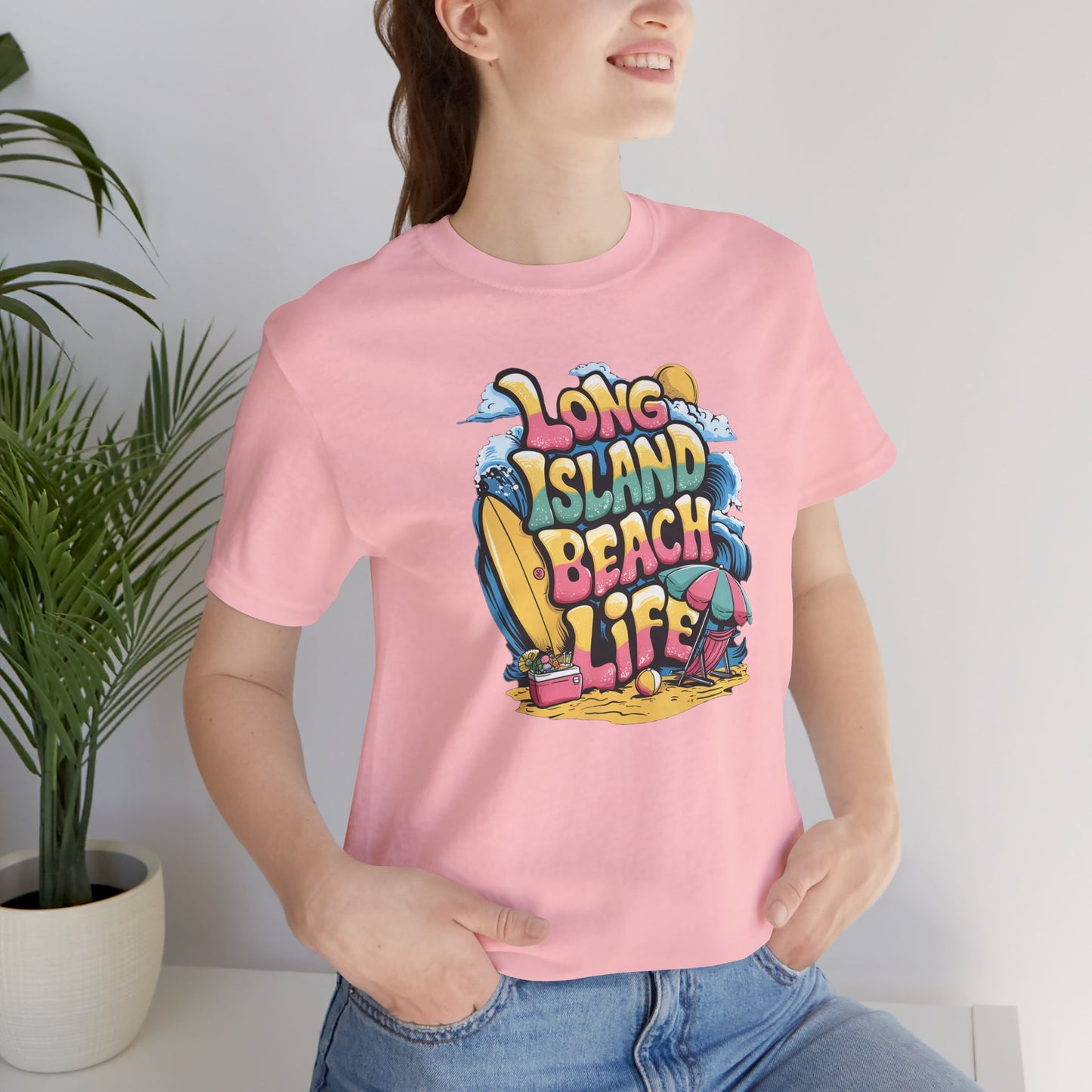 Long Island Beach Life Unisex Tee - Relaxed Summer Vibes