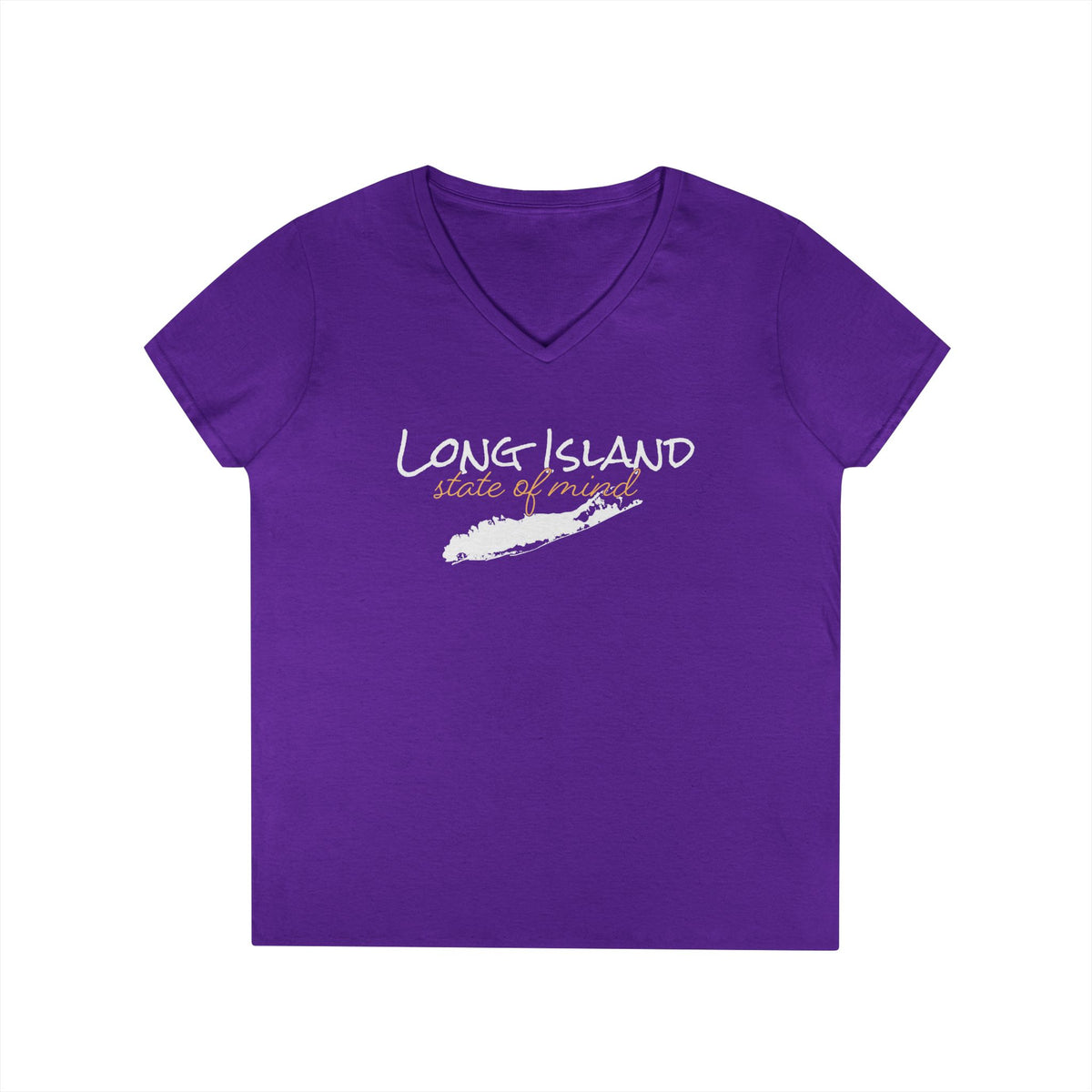 What's Up Long Island? State of Mind V-Neck T-Shirt