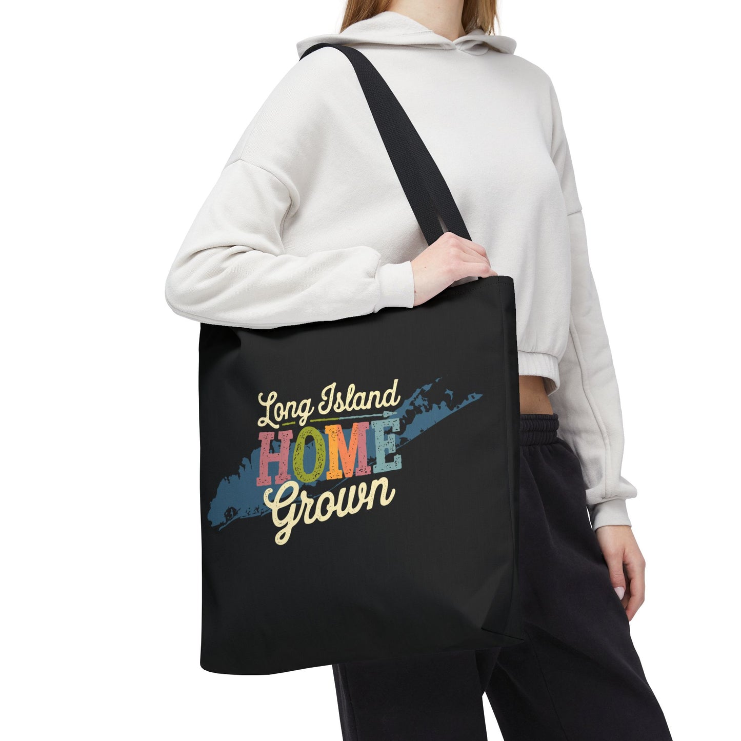What's Up Long Island? Home Grown Tote Bag | Eco-Friendly Carryall for Beach Days and Farmers Markets