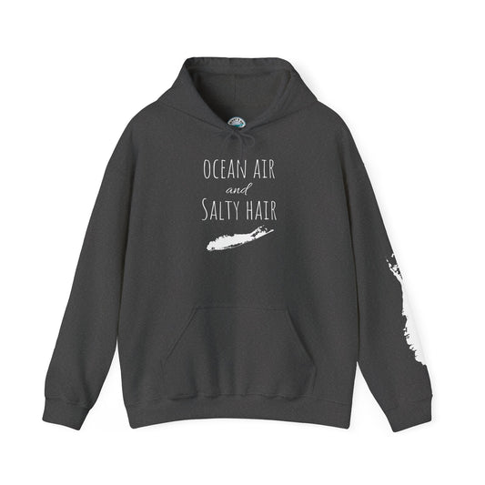 What's Up Long Island? Ocean Air and Salty Hair Hoodie for Every Occasion | Perfect Gift, Casual Style