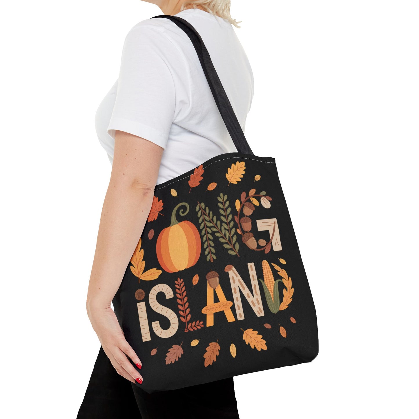 What's Up Long Island? Autumn Tote Bag, Fall Bag, Long Island Shopping Tote, Seasonal Gift