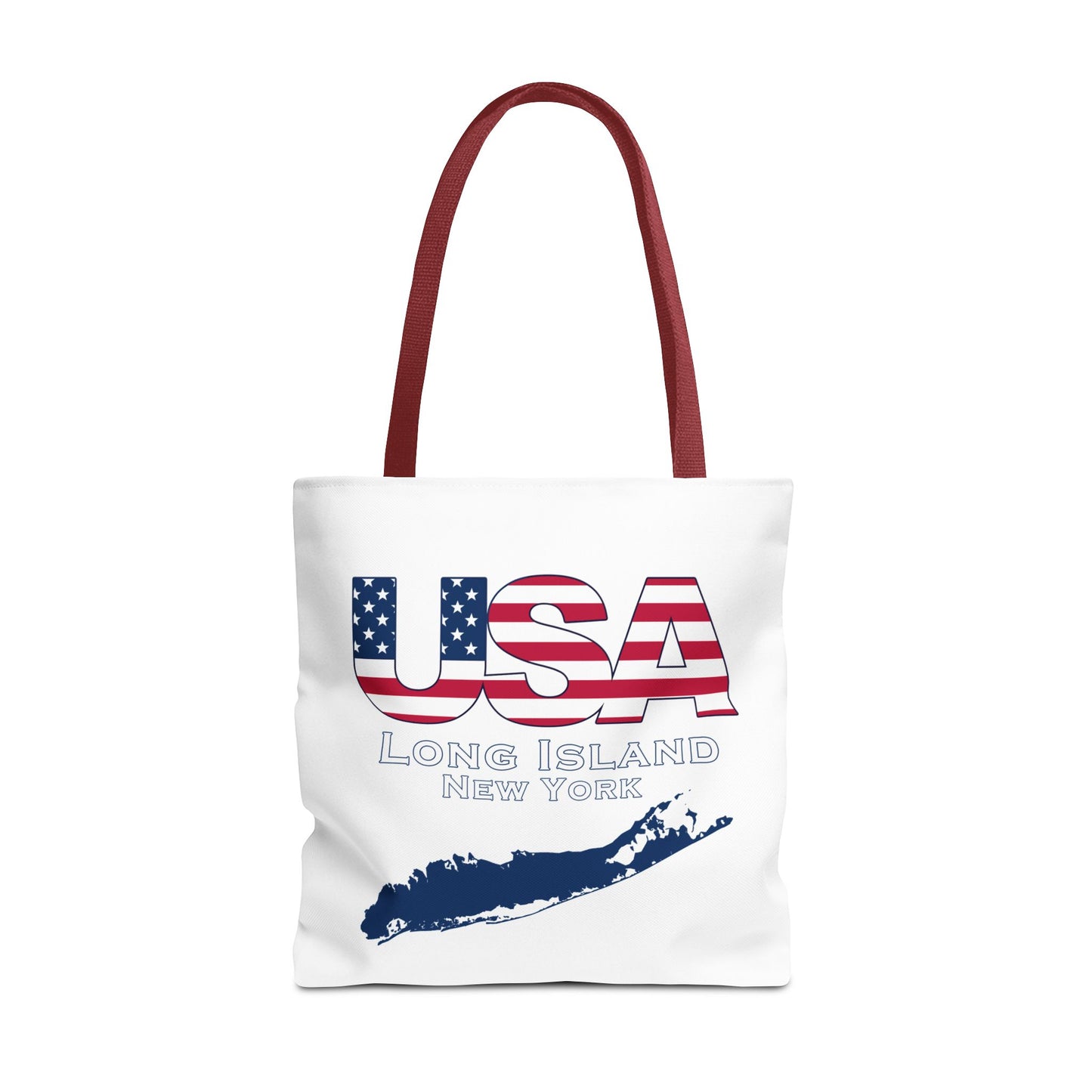 USA What's Up Long Island? Tote Bag - Stylish Travel & Beach Accessory - 2 sizes