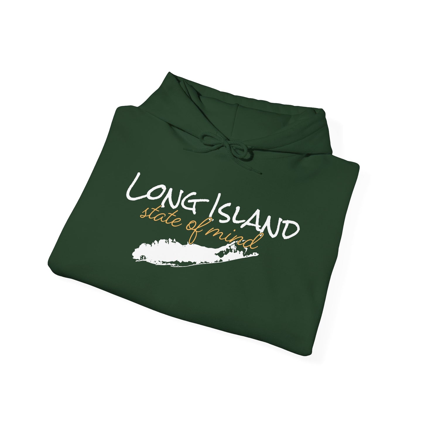 Long Island 'State of Mind' Hoodie — Coastal Island Unisex Graphic Pullover