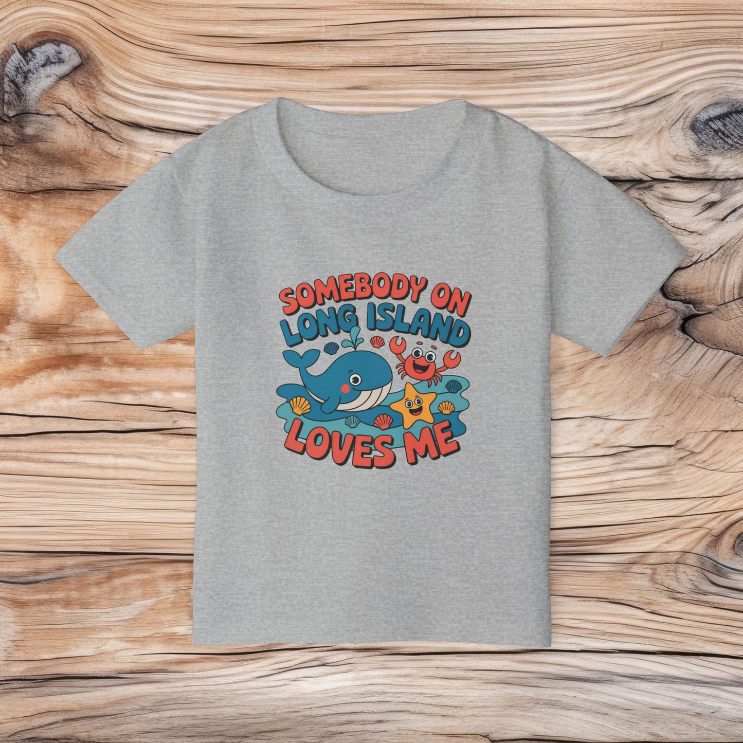 What's Up Long Island? Somebody Loves Me on Long Island - Toddler T-shirt, Cute Kids Shirt, Child's Birthday Gift, Summer Apparel, Family Vacation Clothing