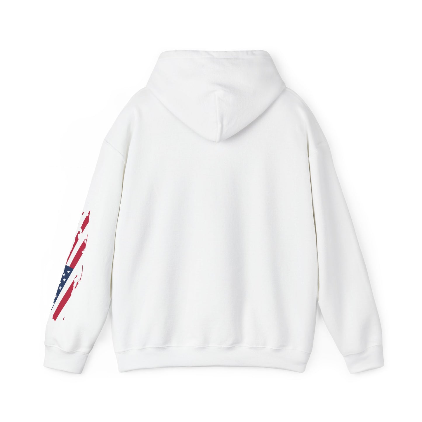 USA What's Up Long Island? Flag Hooded Sweatshirt - Unisex Heavy Blend™