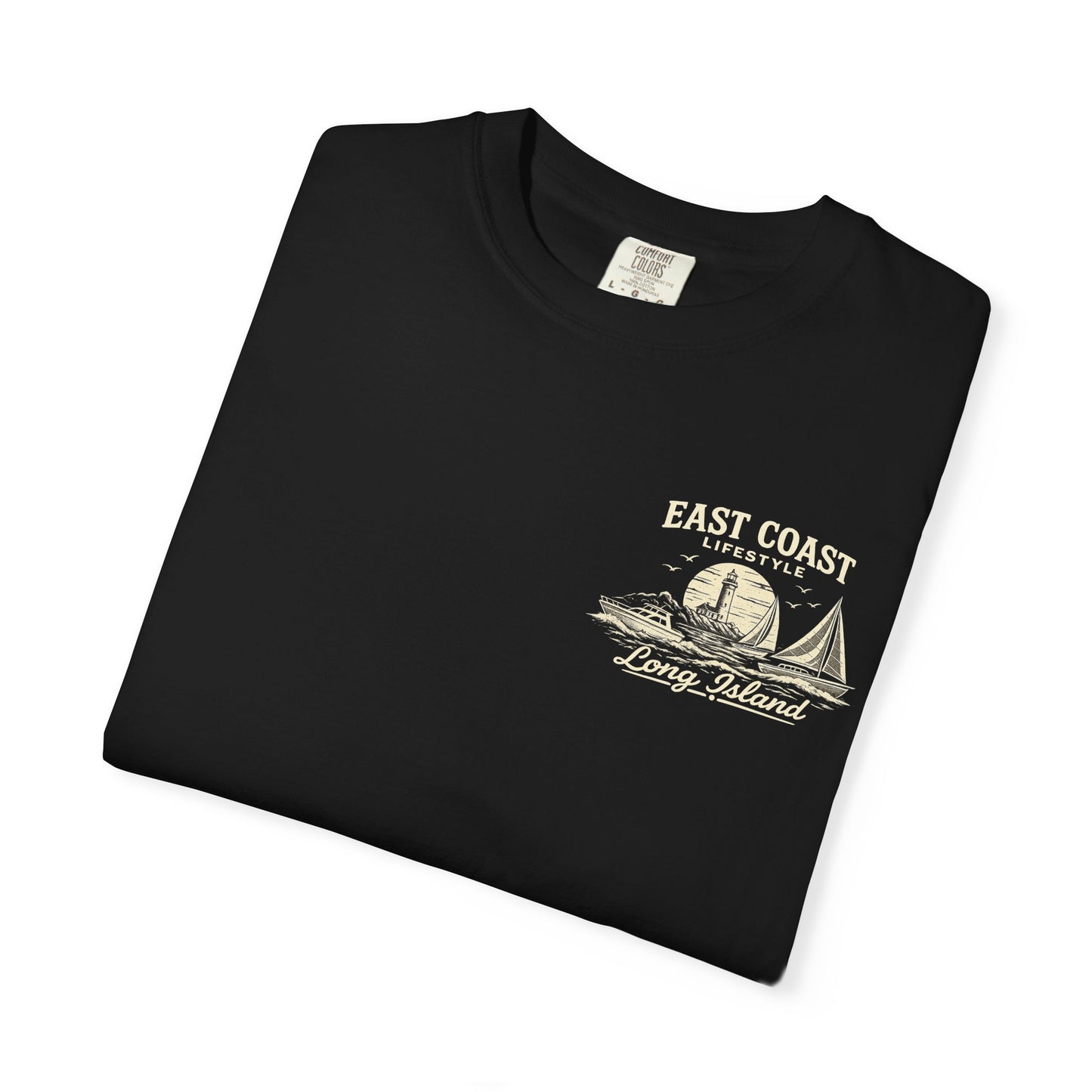East Coast Lifestyle Long Island T-Shirt — Nautical Sailboat Graphic