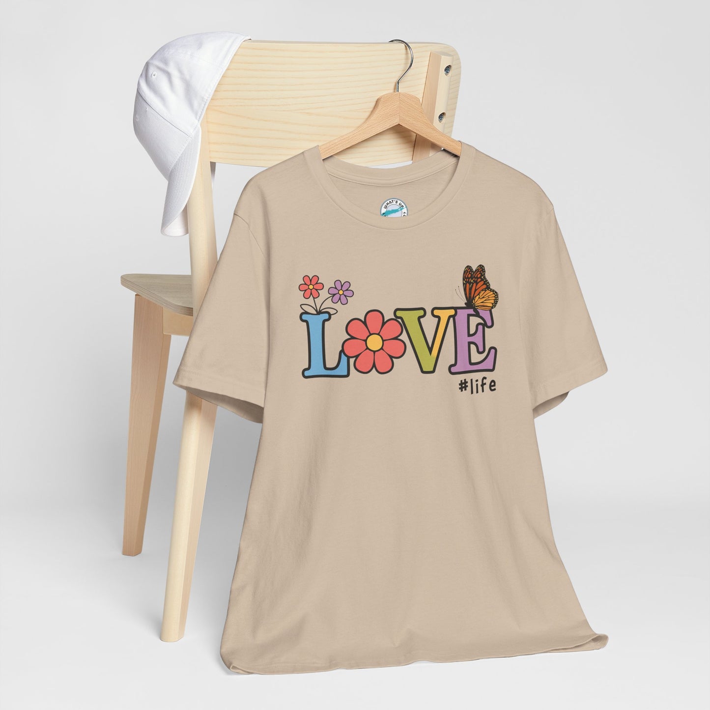 Colorful Love Life Unisex Jersey Tee