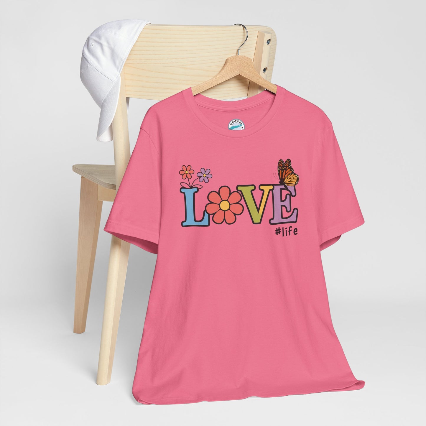Colorful Love Life Unisex Jersey Tee