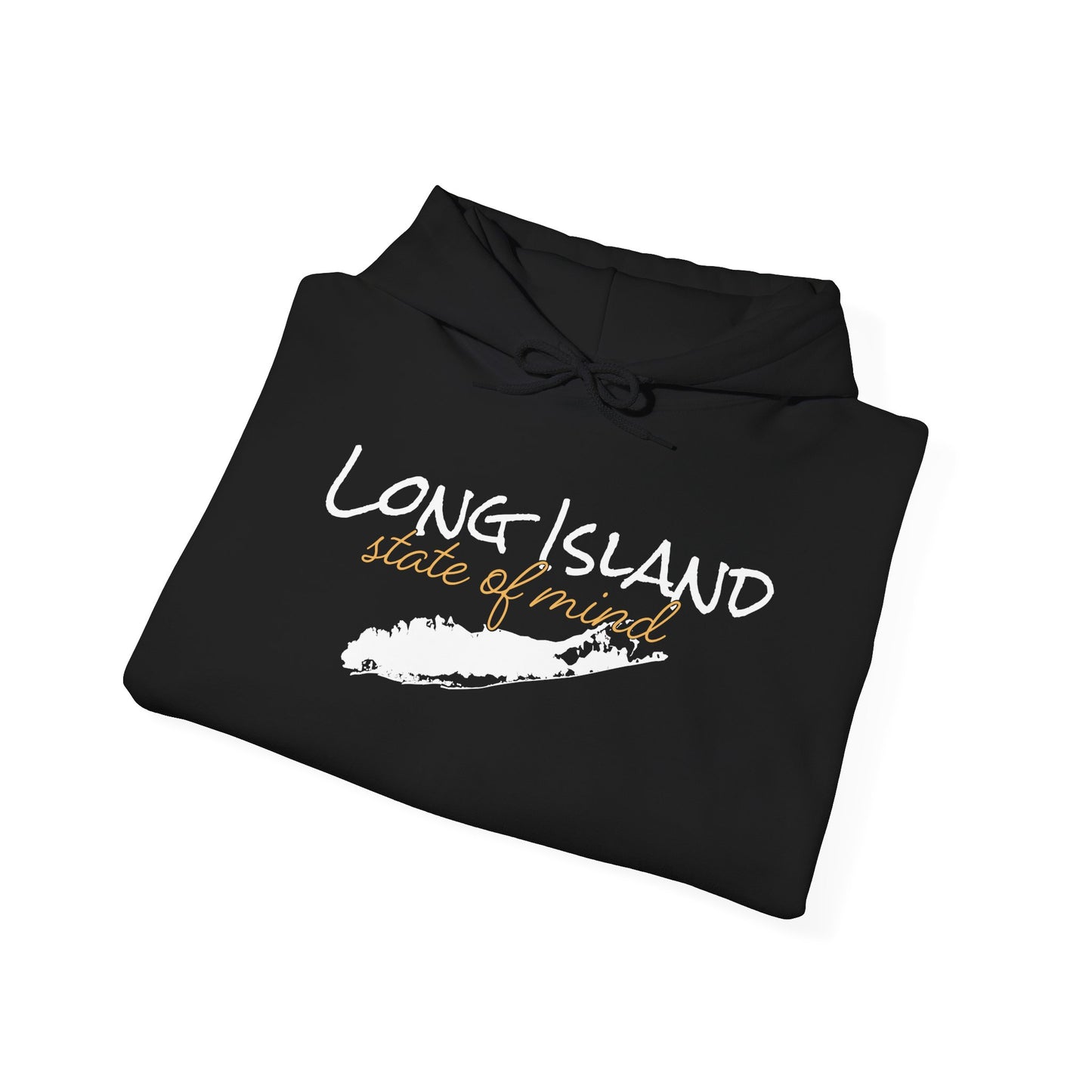Long Island 'State of Mind' Hoodie — Coastal Island Unisex Graphic Pullover