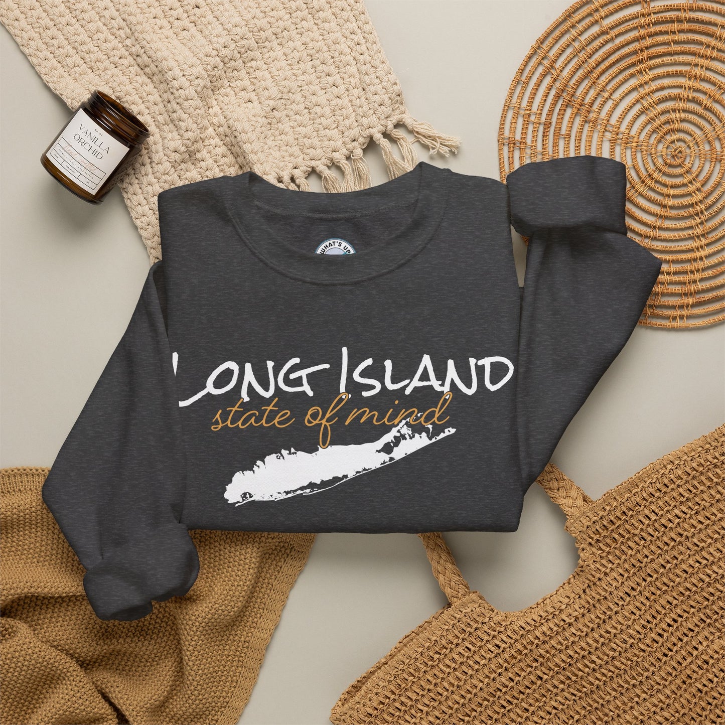 Long Island State of Mind Unisex Sweatshirt — Cozy Crewneck for Locals & Tourists