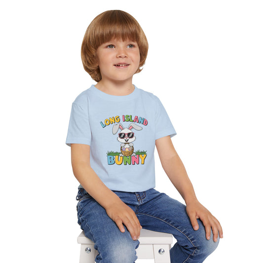 What's Up Long Island? Bunny Toddler T-Shirt - Perfect for Easter and Spring Events