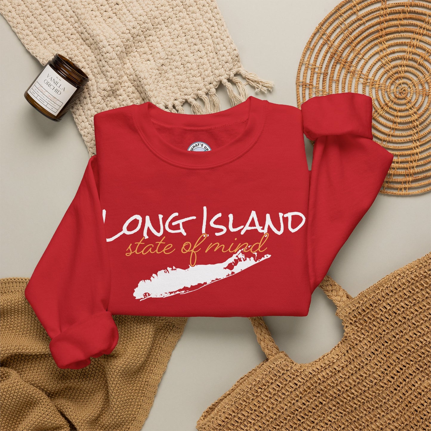 Long Island State of Mind Unisex Sweatshirt — Cozy Crewneck for Locals & Tourists