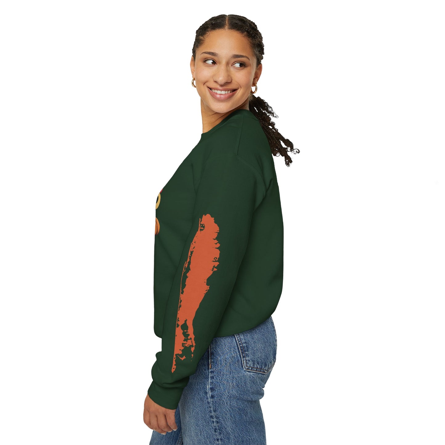 What's Up Long Island? Pumpkin, Apples & Autumn Vibes Crewneck Sweatshirt | Fall Sweater, Unisex Apparel, Thanksgiving Gift