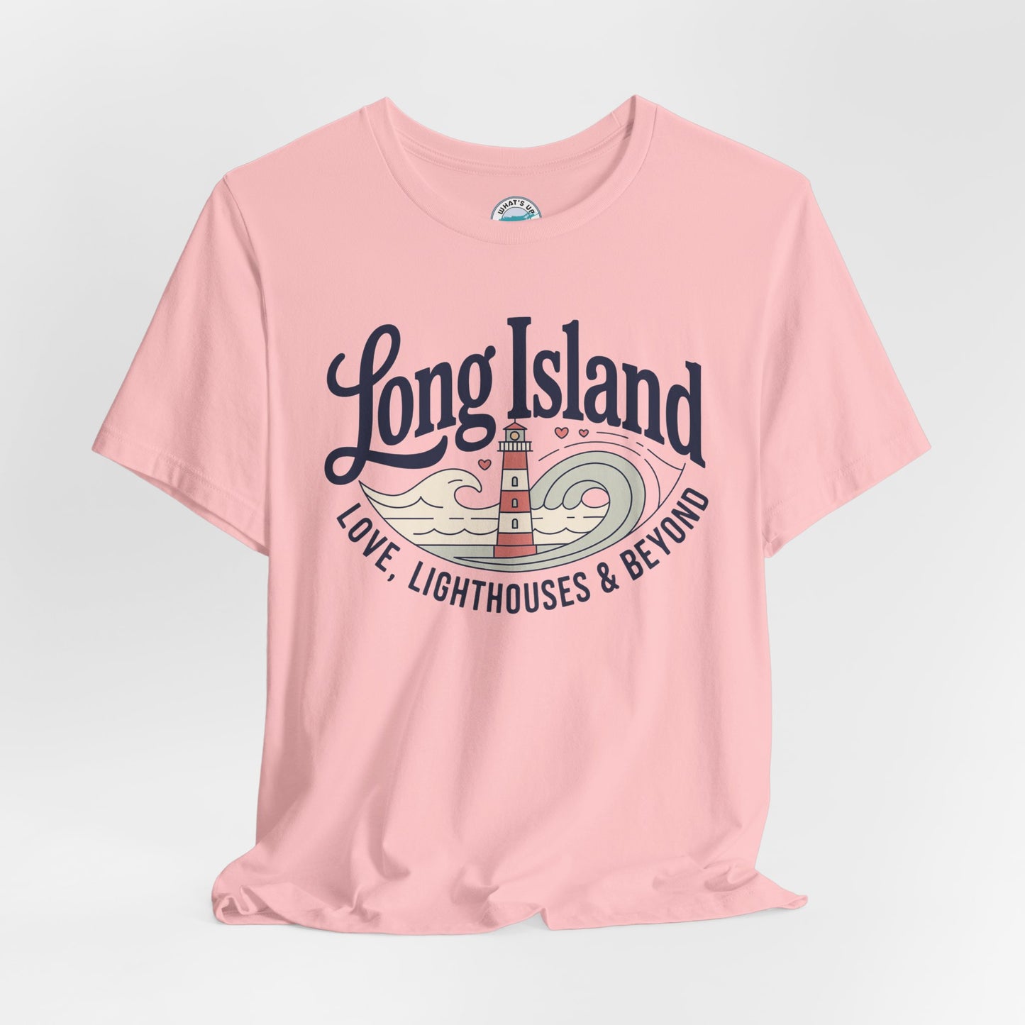 Long Island Lighthouse Unisex Tee — "Long Island: Love, Lighthouses & Beyond"