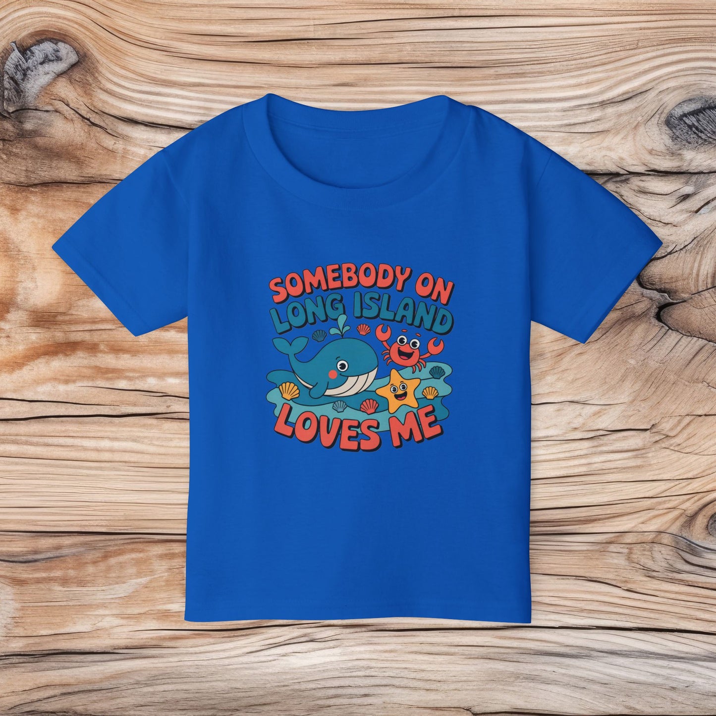 What's Up Long Island? Somebody Loves Me on Long Island - Toddler T-shirt, Cute Kids Shirt, Child's Birthday Gift, Summer Apparel, Family Vacation Clothing