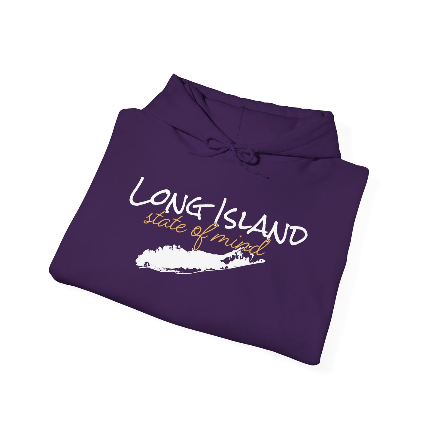 Long Island 'State of Mind' Hoodie — Coastal Island Unisex Graphic Pullover