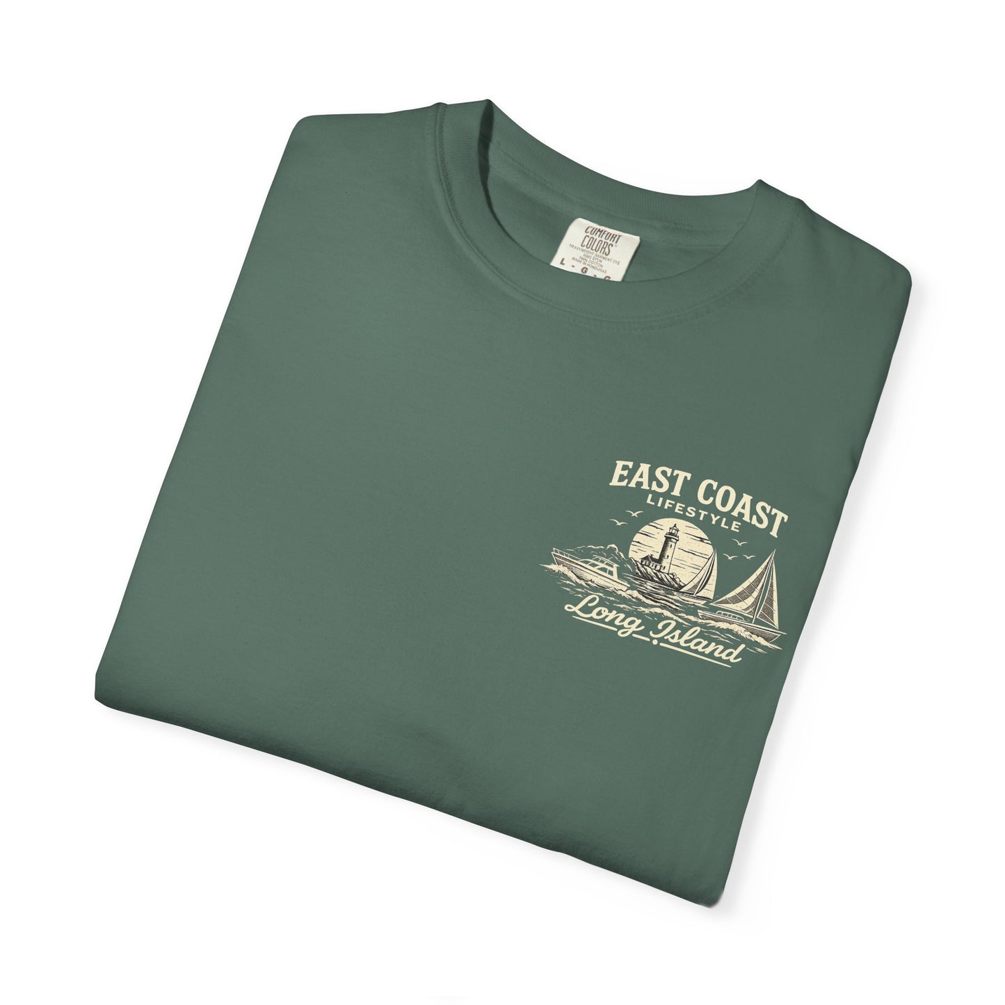 East Coast Lifestyle Long Island T-Shirt — Nautical Sailboat Graphic