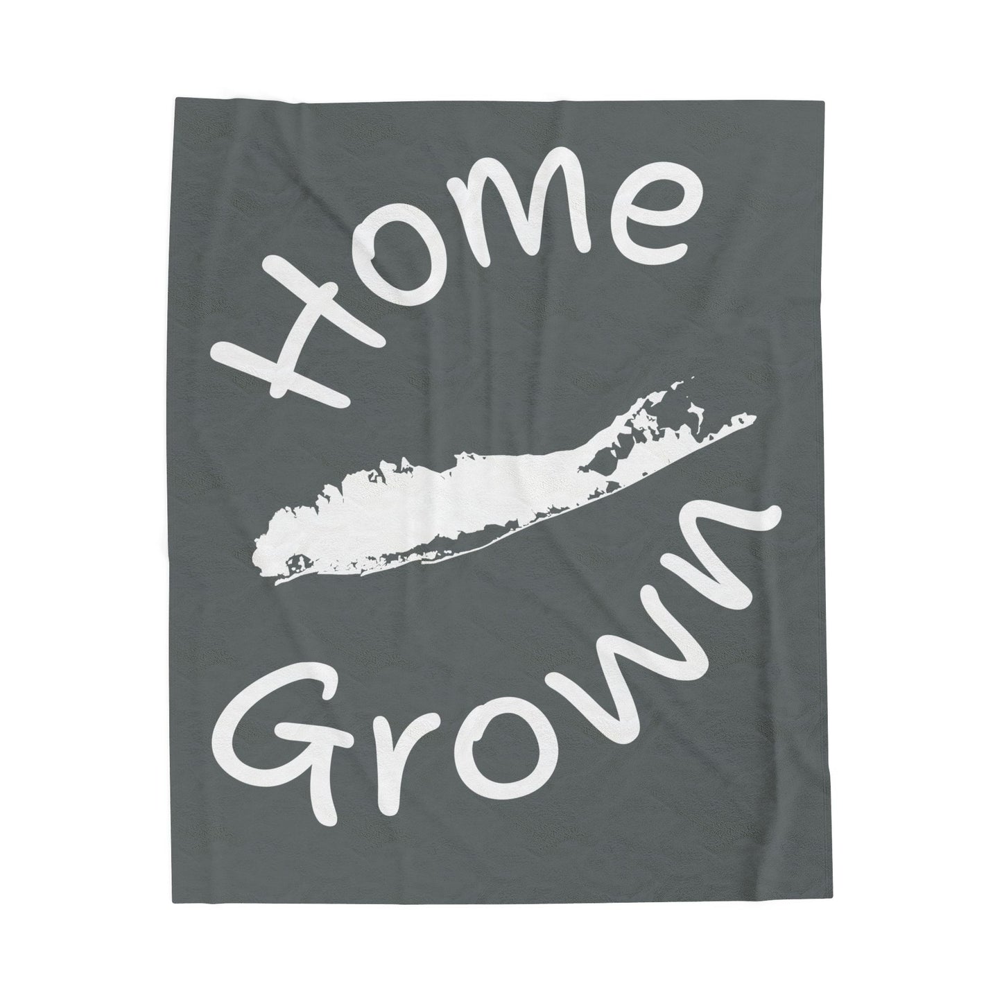 What's Up Long Island? 7 Colors Home Grown Cozy Velveteen Plush Blanket - Perfect for Long Island Home Comfort