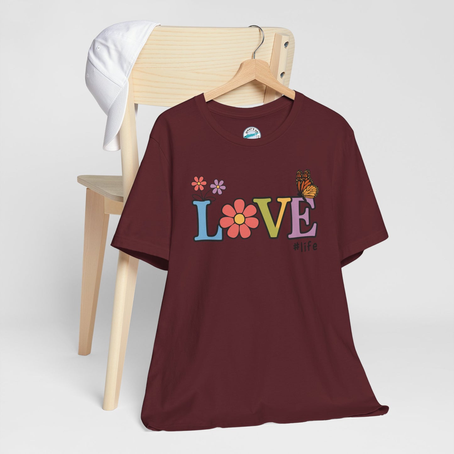 Colorful Love Life Unisex Jersey Tee