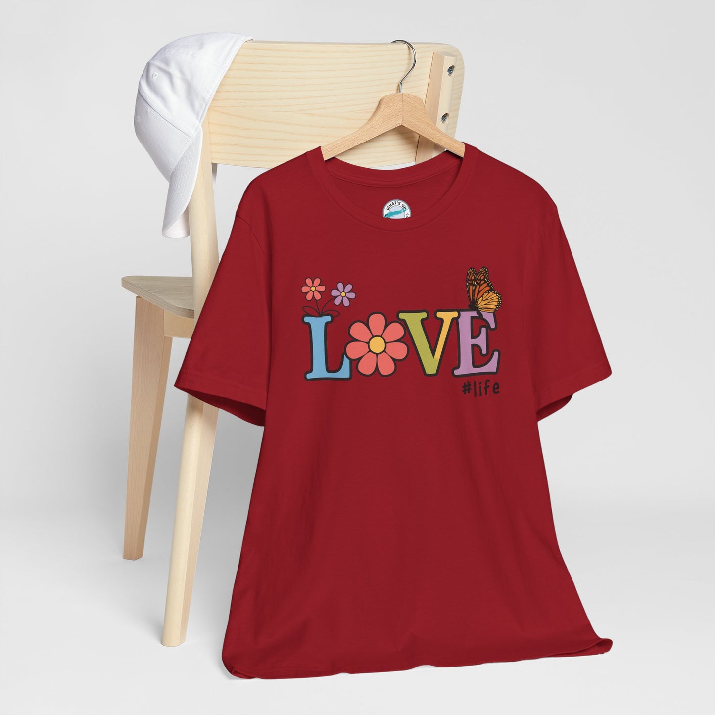 Colorful Love Life Unisex Jersey Tee