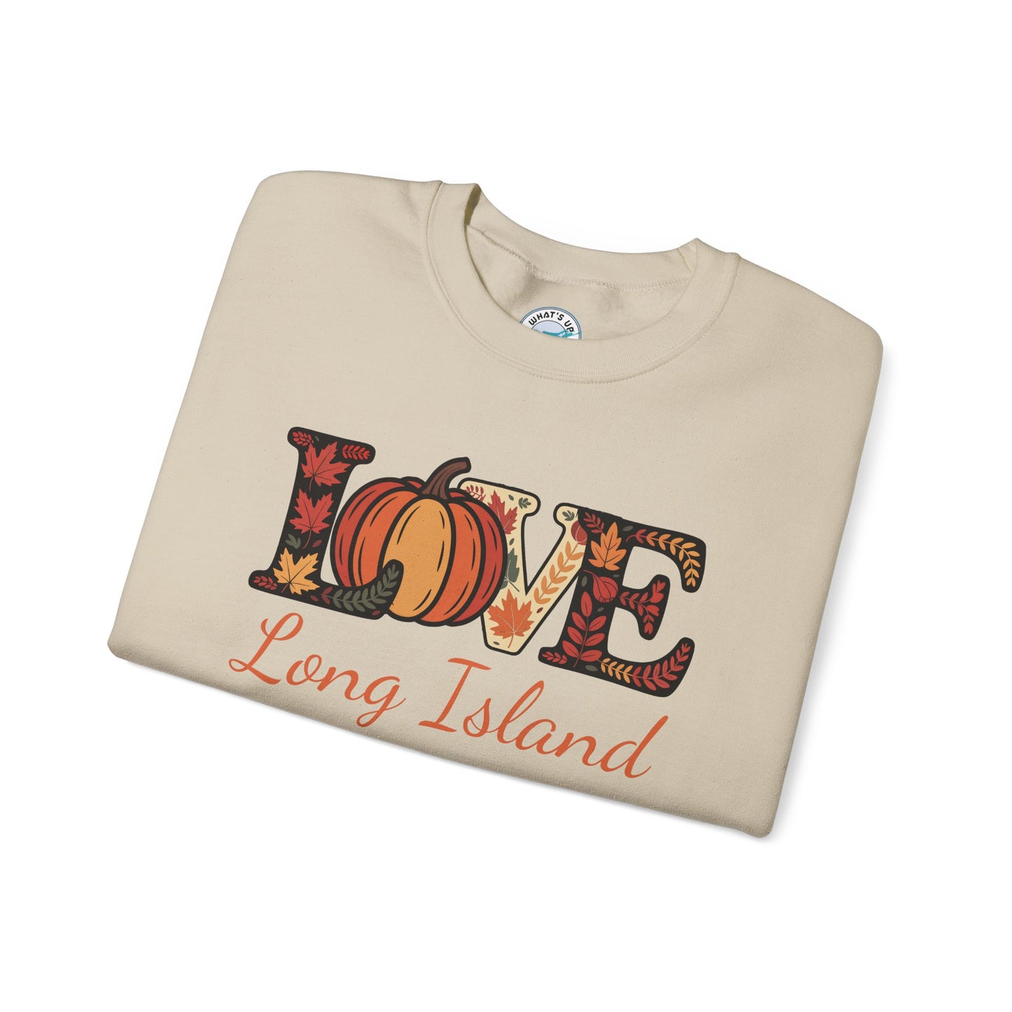 Love What's Up Long Island? Theme Unisex Sweatshirt, Halloween Gift, Cozy Autumn Wear, Unisex Apparel