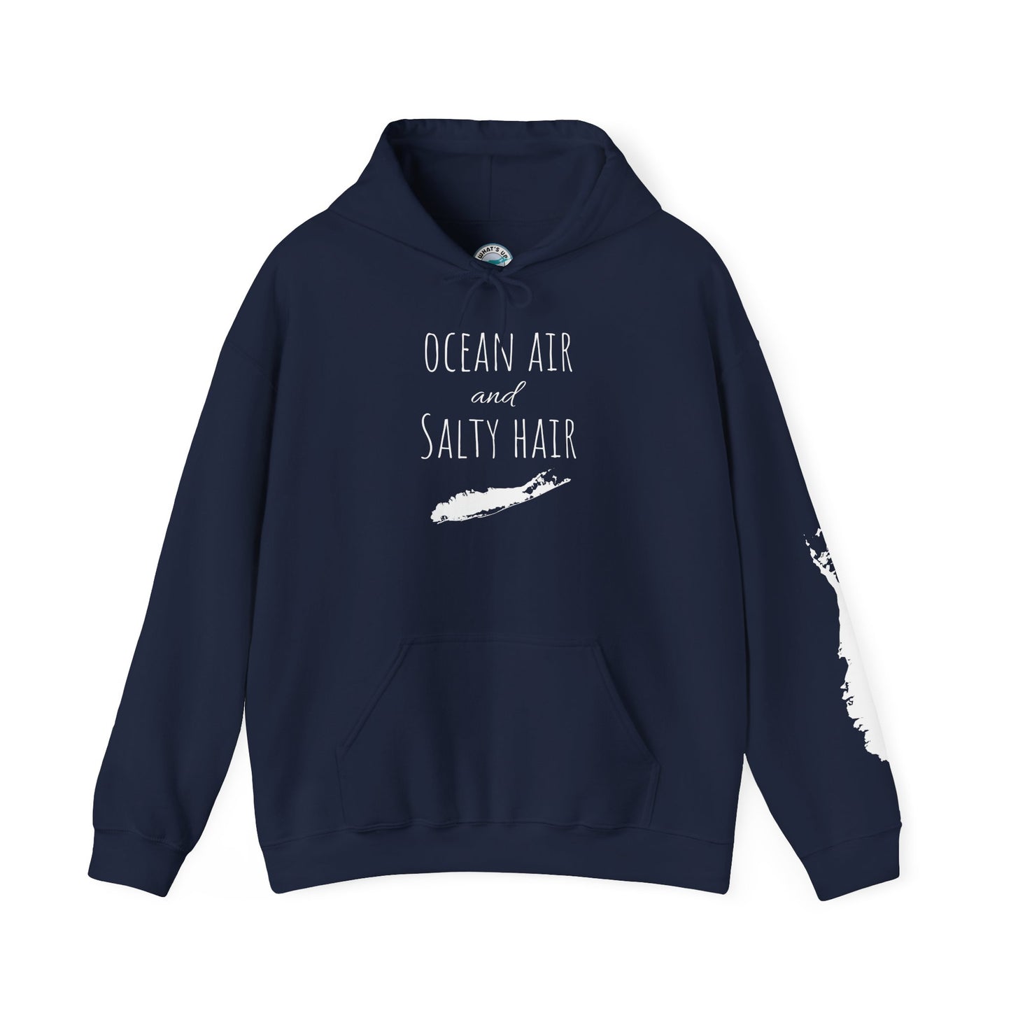 What's Up Long Island?  Ocean Air and Salty Hair Hoodie for Every Occasion | Perfect Gift, Casual Style