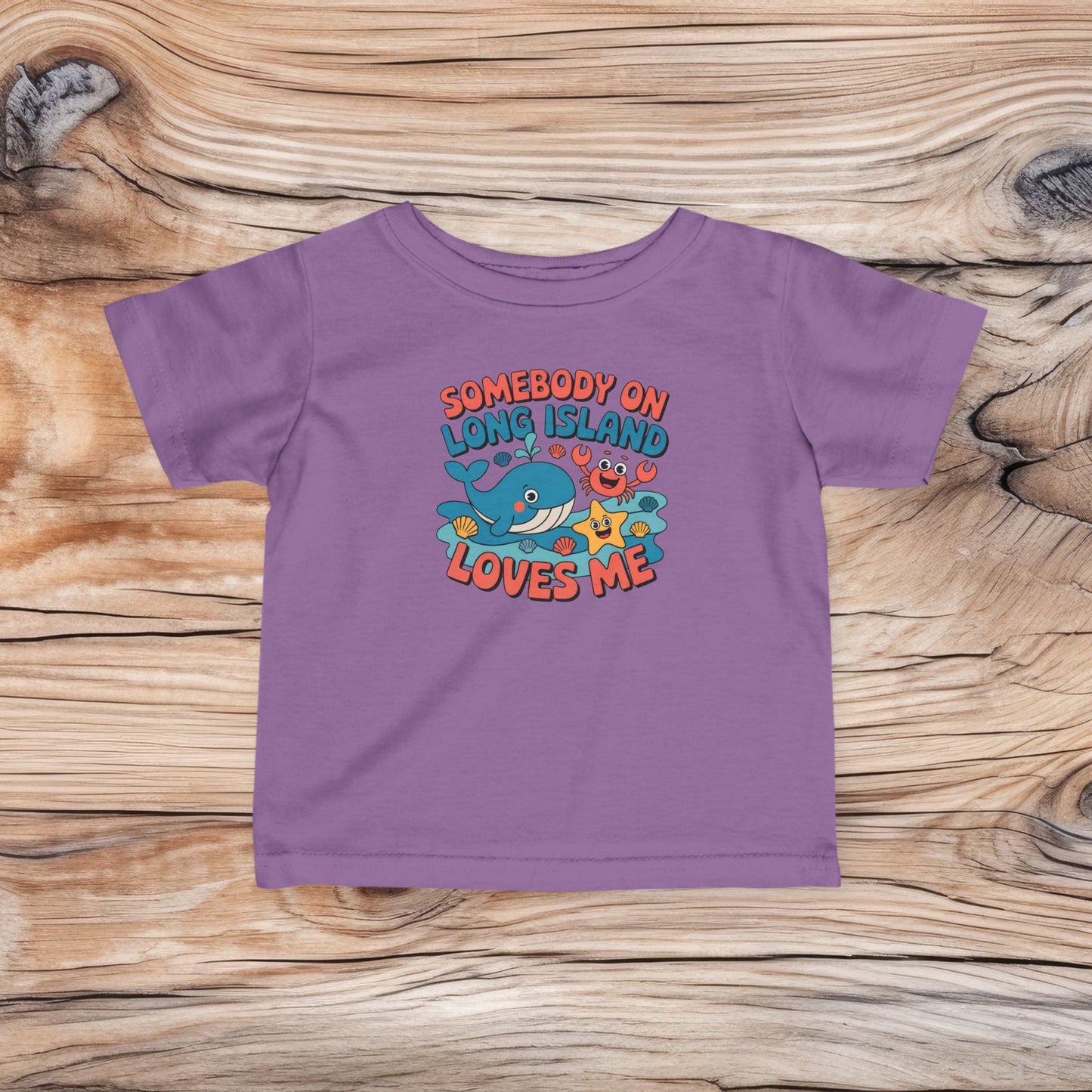 What's Up Long Island? Somebody on Long Island Loves Me - Baby Tee, Cute Infant Shirt, New Parent Gift, Baby Shower Gift