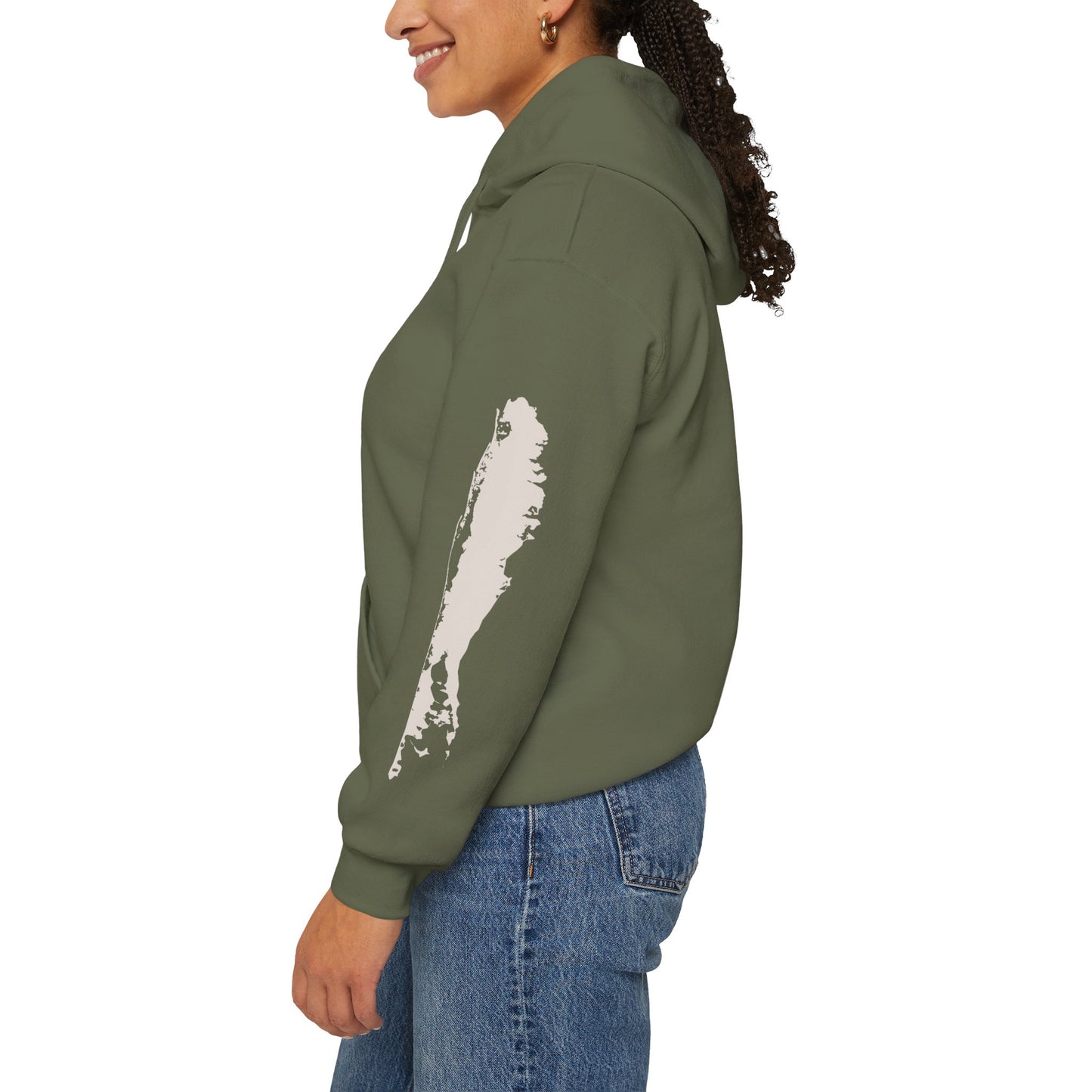 What's Up Long Island? Beach BBQ Graphic Unisex Hooded Sweatshirt