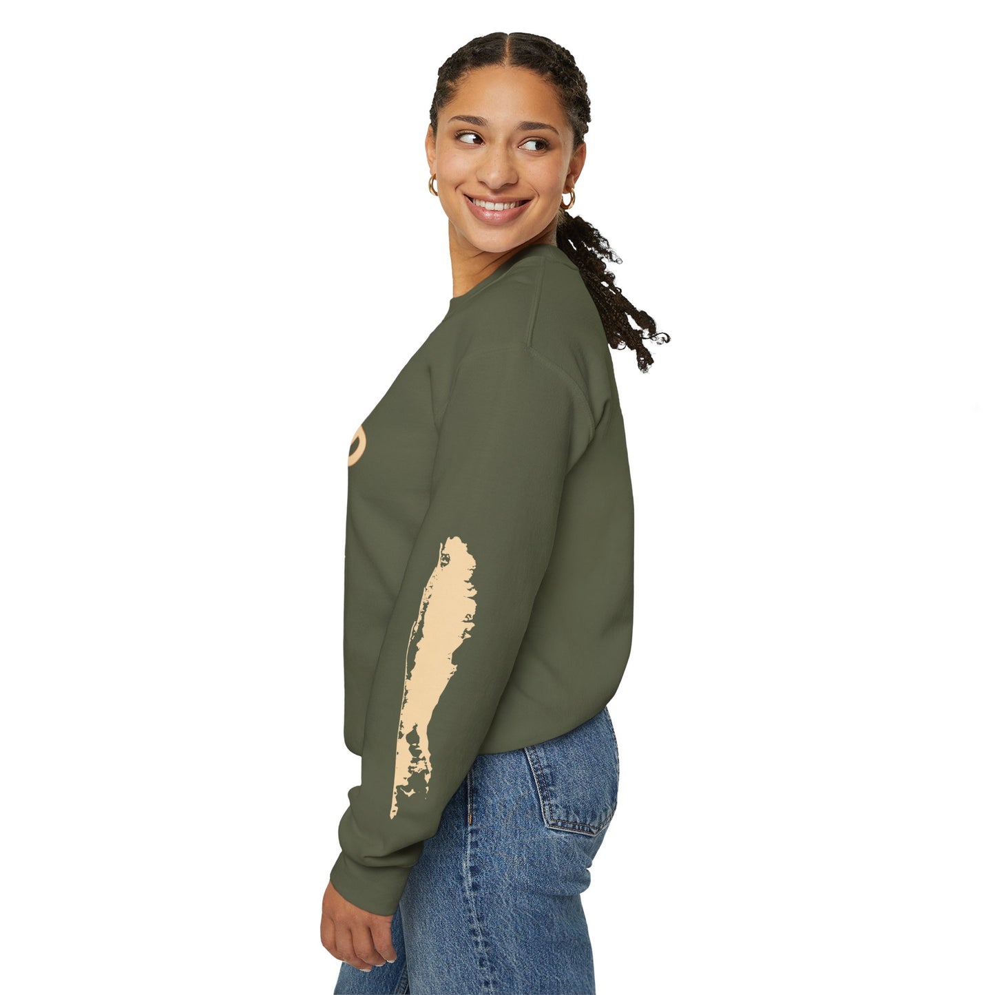 What's Up Long Island? Latkes, Lights & L'Chaim - Menorah Sweatshirt, Cozy Crewneck for Celebrations, Hanukkah Gift, Unisex Sweatshirt, Festive Holiday Apparel, Jewish Pride Wear