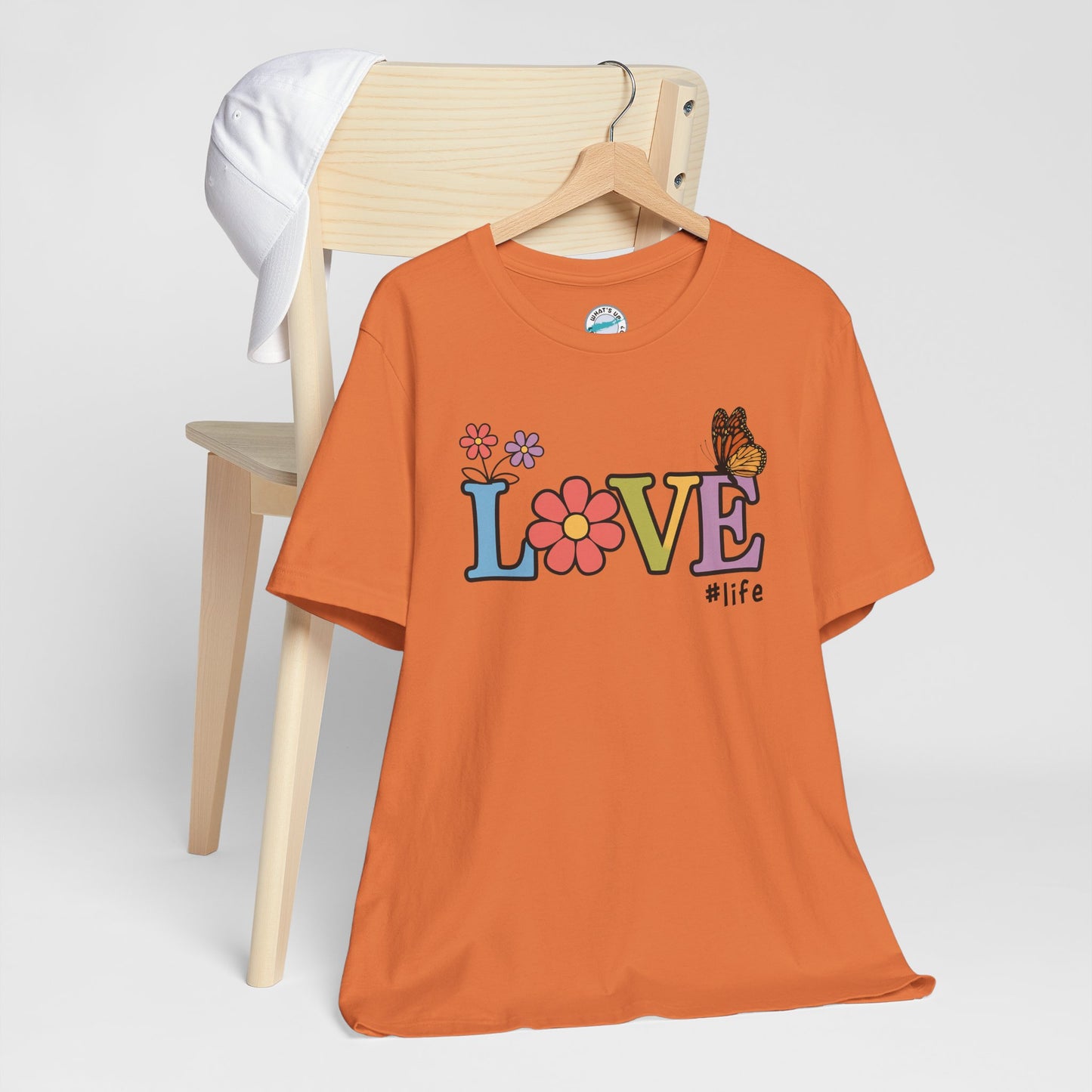Colorful Love Life Unisex Jersey Tee