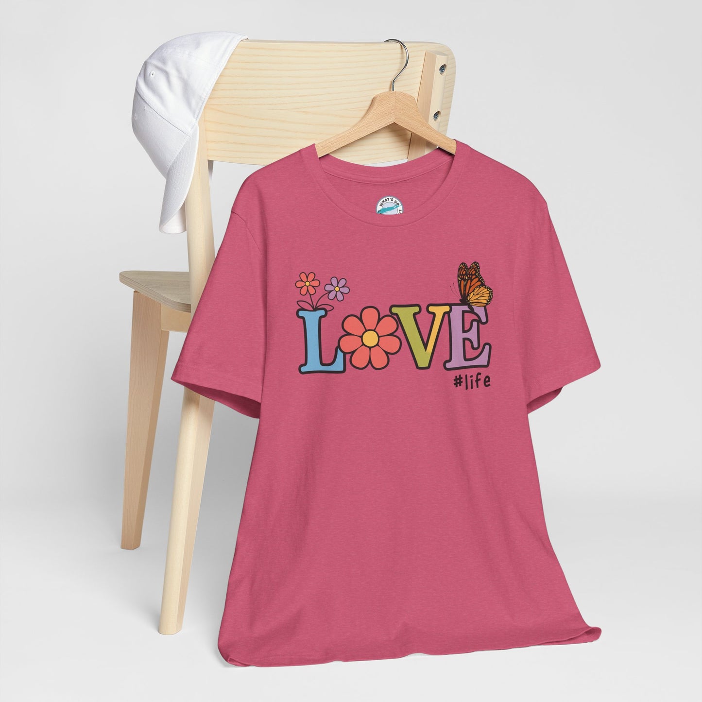 Colorful Love Life Unisex Jersey Tee