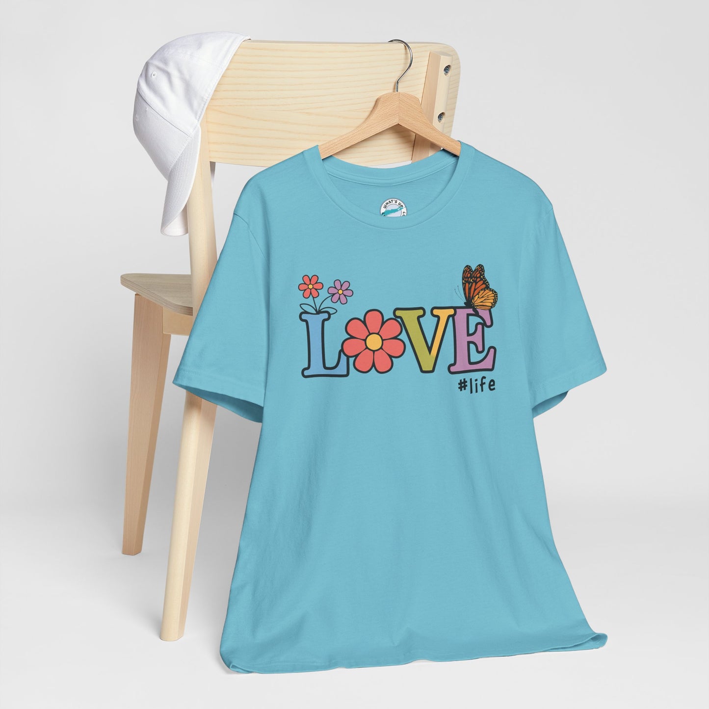 Colorful Love Life Unisex Jersey Tee