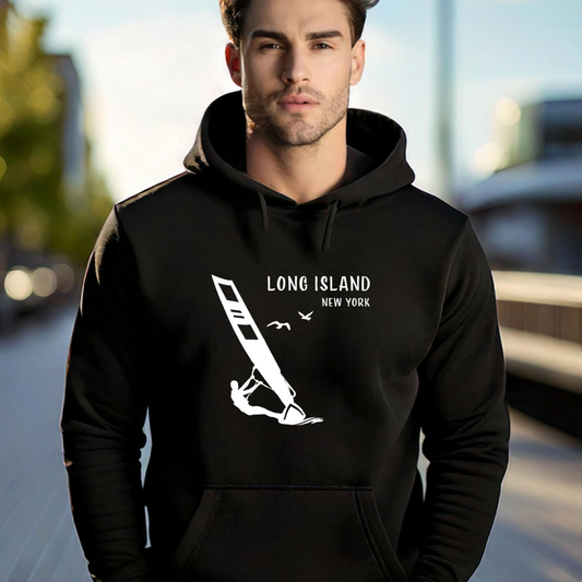 Long Island Wind Surfer Graphic Hoodie - Unisex Heavy Blend™