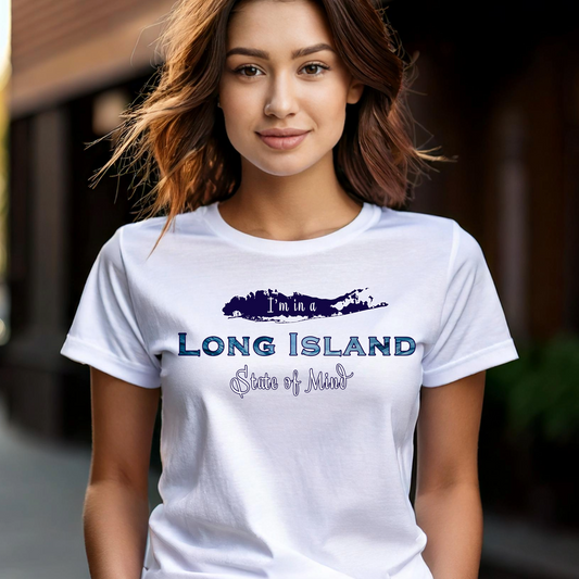 I'm in Long Island State of Mind - Unisex Jersey Tee - Summer Vibe Graphic T-Shirt