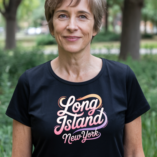Long Island New York Graphic Tee - Unisex Jersey Short Sleeve T-Shirt