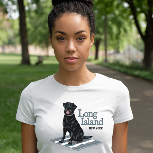 Long Island Dog Lover Unisex Tee - Casual Summer Style