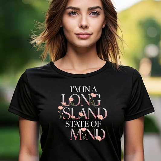 Long Island State of Mind - Floral Unisex Tee