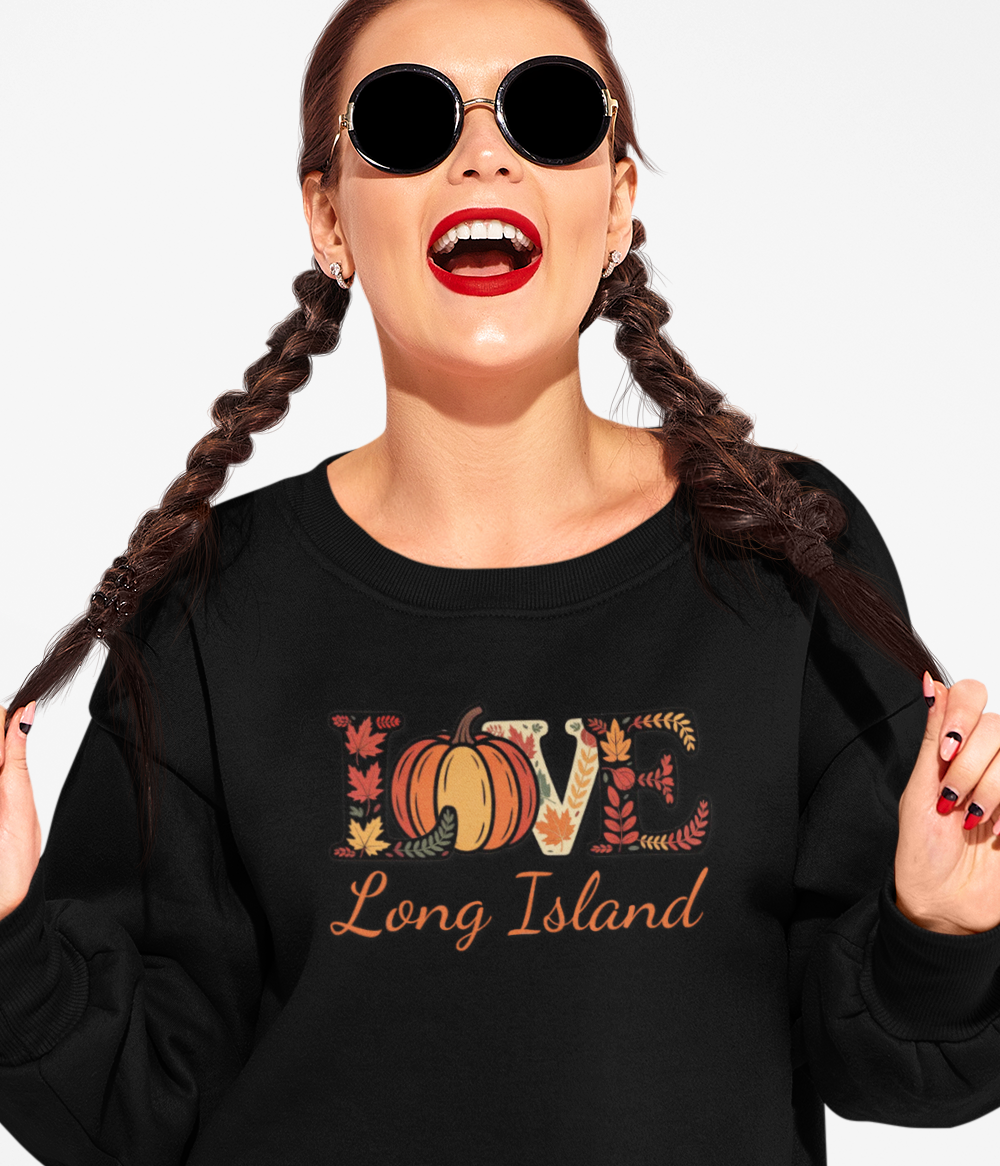 Love What's Up Long Island? Theme Unisex Sweatshirt, Halloween Gift, Cozy Autumn Wear, Unisex Apparel