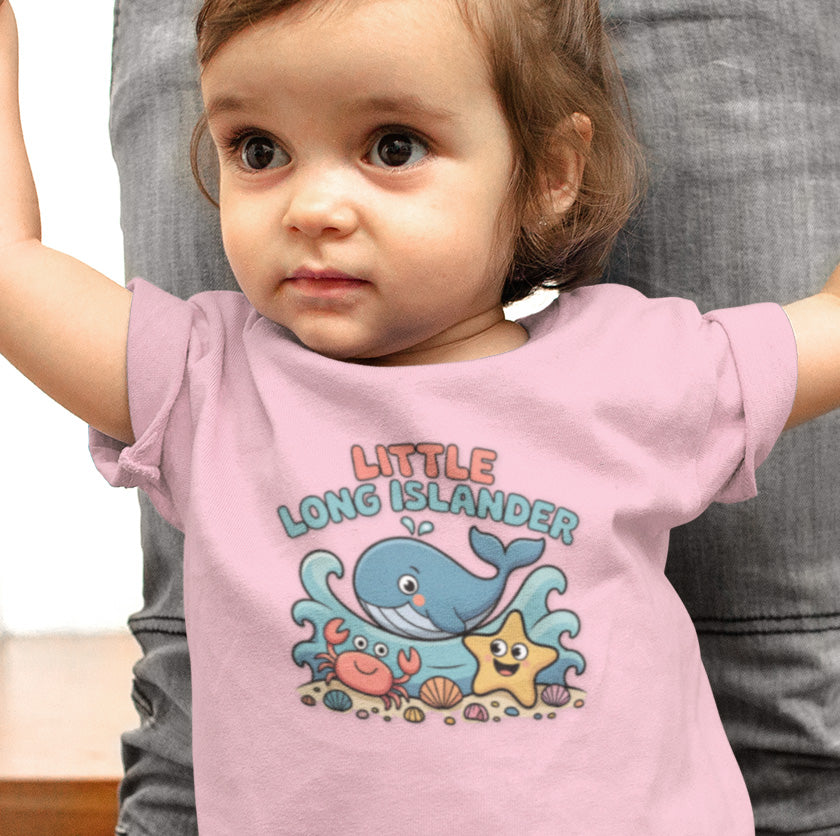 What's Up Long Island? Little Long Islander Baby Tee, Cute Kids Shirt, Summer Outfit, Infant Gift, Beach Theme Tee, Adorable Toddler Apparel