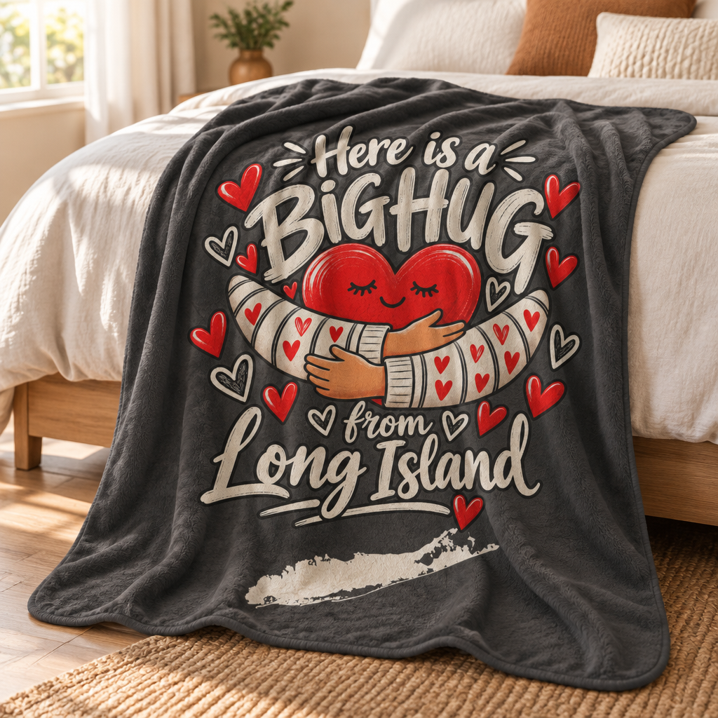 What's Up Long Island? Here Is a Big Hug from Long Island Sherpa Blanket