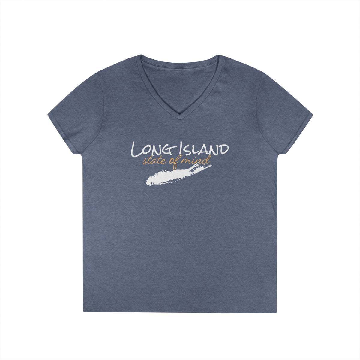What's Up Long Island? State of Mind V-Neck T-Shirt