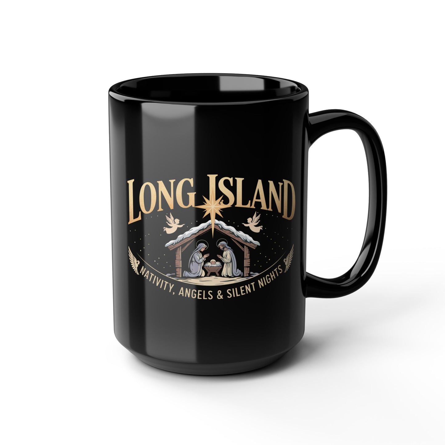 What's Up Long Island? Nativity Mug - Perfect for Holiday Cheer, Gift for Coffee Lovers, Christmas Decor, Unique Present, Celebrate Family