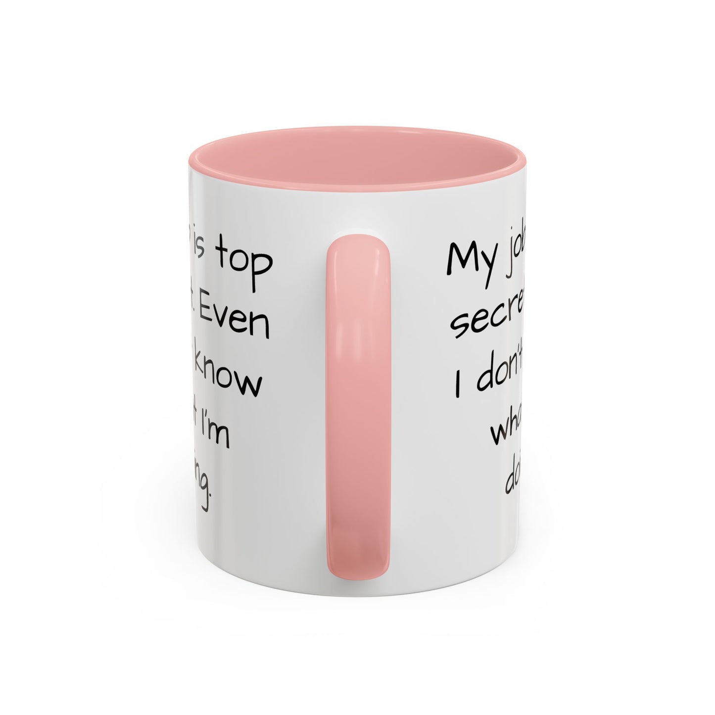 My Job is Top Secret - Funny Job Coffee Mug - 11oz & 15oz - Makes a great office gift!