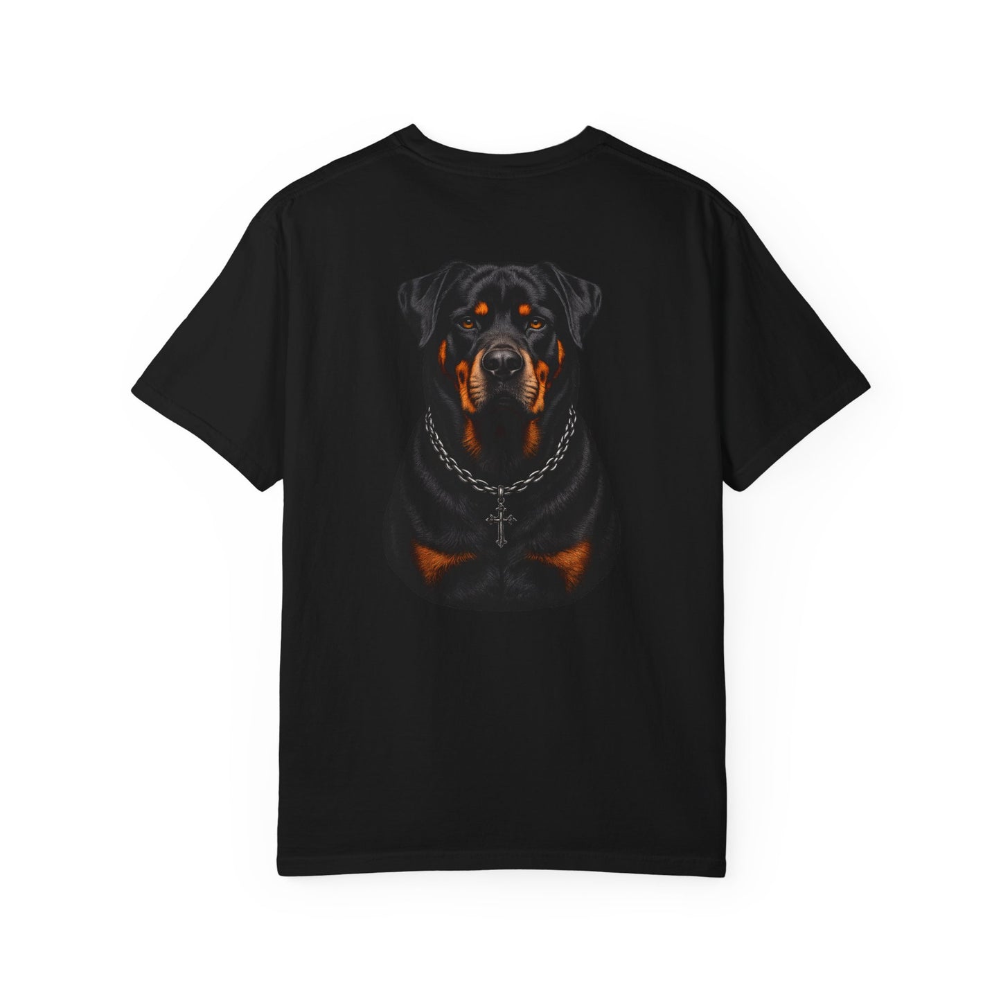 Rottweiler Cross T-Shirt — Gothic Dog Portrait Tee