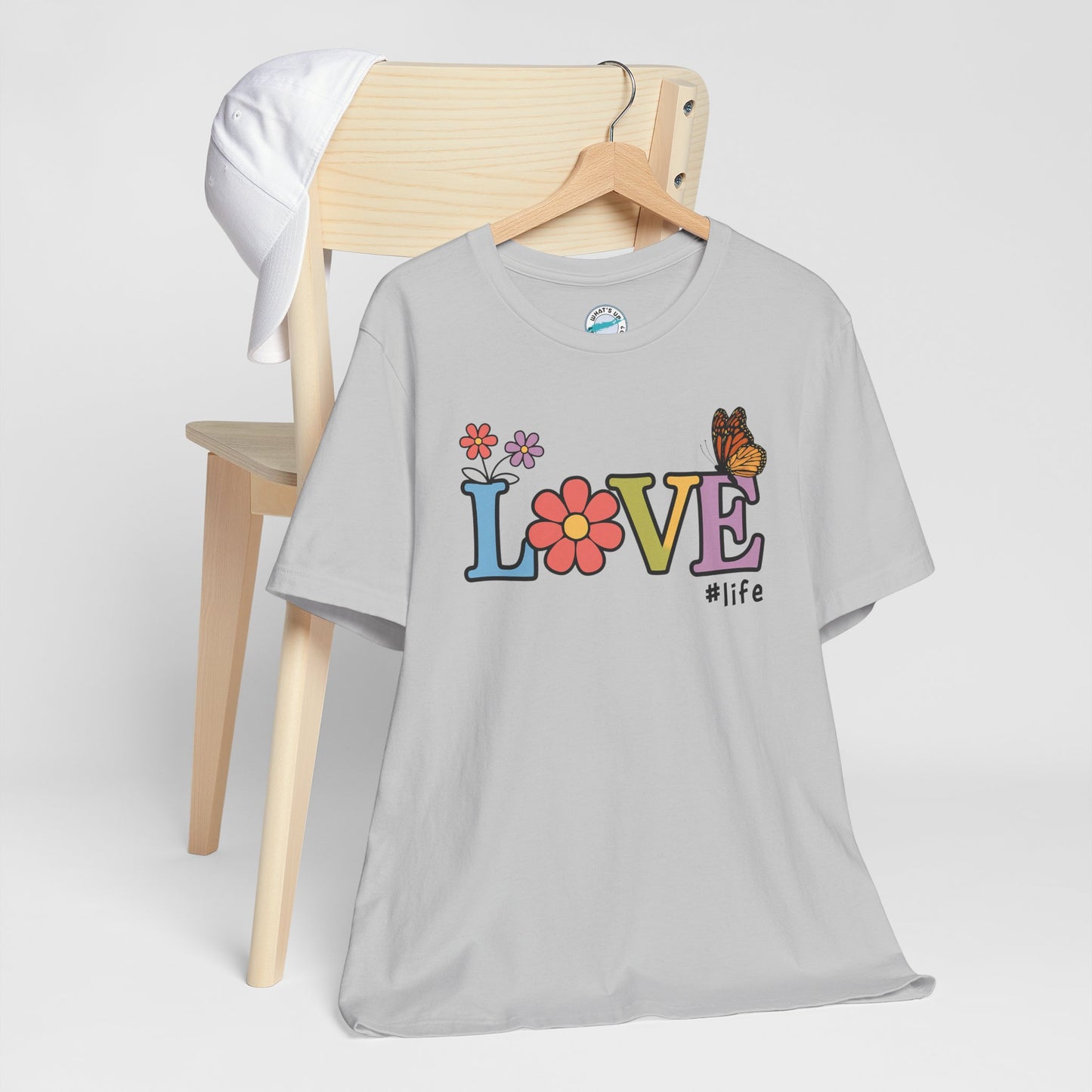 Colorful Love Life Unisex Jersey Tee