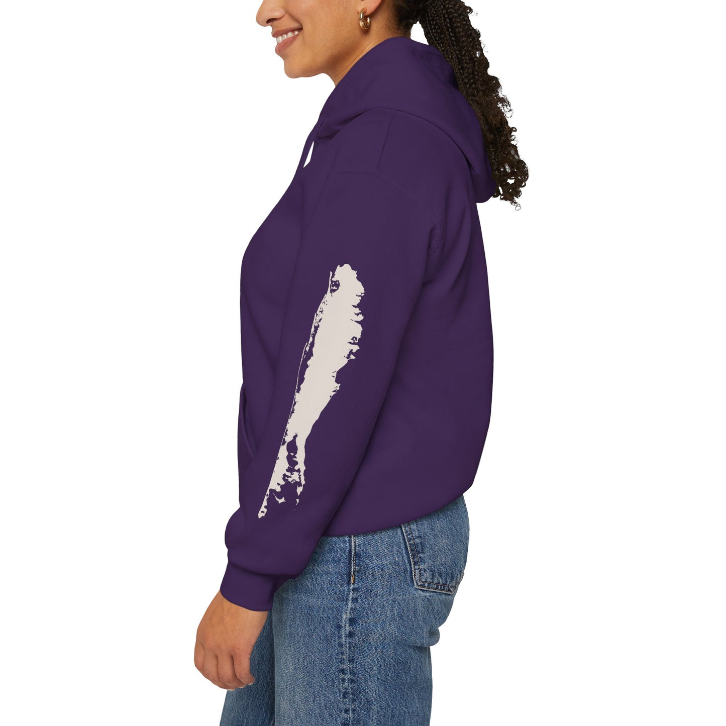 What's Up Long Island? Beach BBQ Graphic Unisex Hooded Sweatshirt