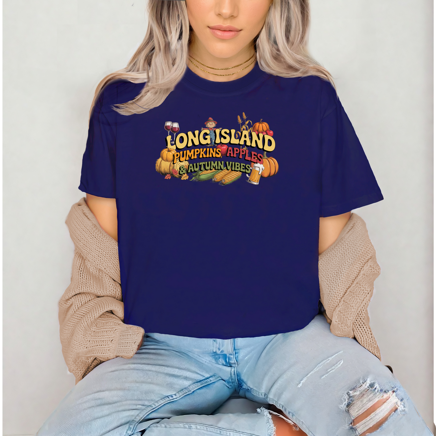 What's Up Long Island? Pumpkins, Apples & Autumn Vibes  T-Shirt